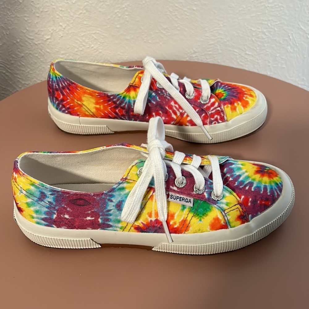 Superga 2750 Fabricfant Tie Dye Sneakers 6.5 37 - Picture 3 of 6
